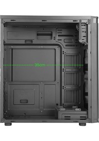 Resim Frısby FC-2905B 400 W 1x120 MM Fan Usb 3.0 Midi Tower Siyah Kasa 