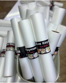 Resim Eva 10 Metre Şeffaf Raf Örtüsü Dolap Ve Çekmece Içi Kaymaz Kaydırmaz Örtü-45x10 Mt Beyaz 