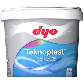 Resim Dyo Teknoplast Silinebilir Silikonlu İç Cephe Boyası 7,5 Lt Beyaz 0001 7,5 L 