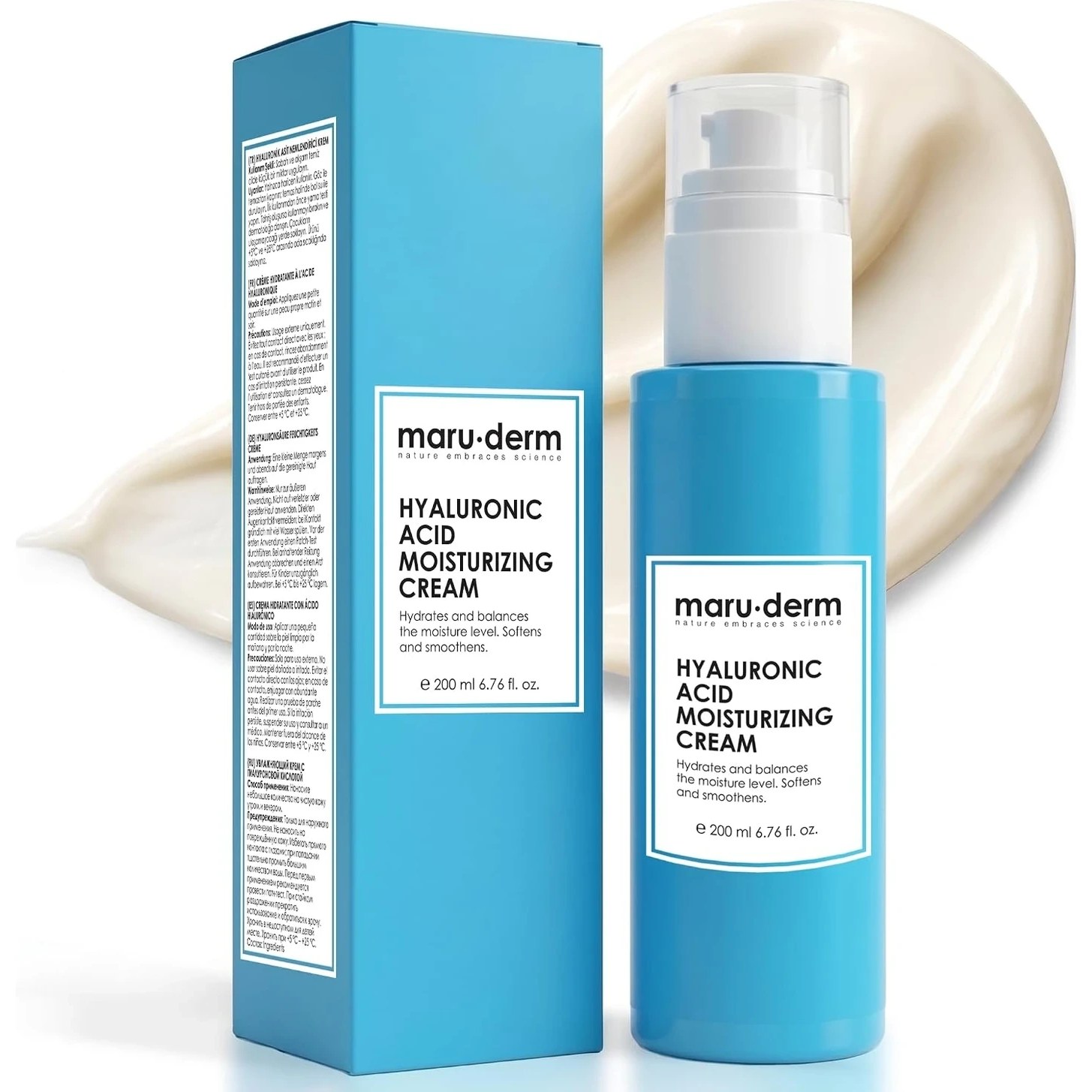 Gndz Home Maruderm Hyalüronik Asit Nemlendirici Yüz ve Vücut Cilt Bakım Kremi 200ML Fiyatı ve Özelliklerı - Badem