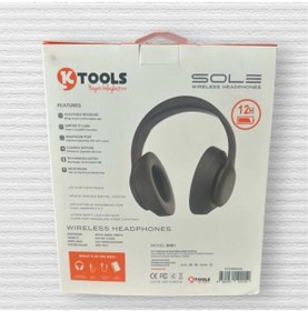 Resim Ktools SOLE KULAK ÜSTÜ BLUETOOTH KULAKLIK SİYAH 