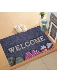 Resim Welcome Yazılı Kauçuk İç Ve Dış Kapı Önü Paspası 45x70 