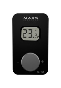 Resim Mars S10 Kablosuz Oda Termostatı Siyah 