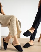 Resim Mode Cool Unisex Konforlu Pofuduk Ev & Bahçe Terliği – Sıcak Astarlı 