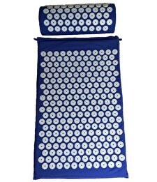 Resim Yogatime Koyu Mavi Çivili Yoga Matı ve Yastık Seti 