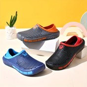 Resim Unisex Nefes Alabilen Kaydırmaz Terlikler - Yüksek Kalite EVA Destekli İç/Dış Mekan, Plaj & Bahçe için Rahat Slip-On Ayakkabılar - Siyah, Mavi, Kırmızı Renklerde Dayanıklı Tasarım, Şık Perforasyonlu Ayakkabı, Esnek ve Konforlu Bahçe Giyimi 