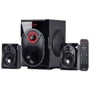 Resim MD-206BT Siyah 2+1 Bluetooth USB+SD+FM+REMOTE CONTROL Speaker Mikado