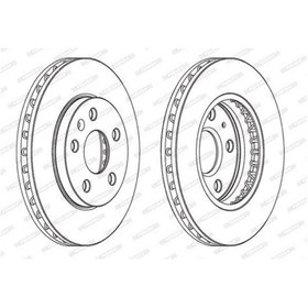 Resim ON FREN DİSKİ HAVALI OPEL INSIGNIA 16 INCH JANT ICIN 