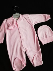 Resim Sebi Bebe Pembe Bebek Tulum 3 Lü Takım 