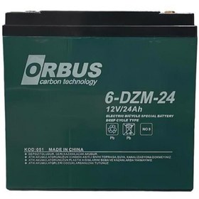 Resim ORBUS 12v 24 Ah Elektirkli Bisiklet Aküsü 
