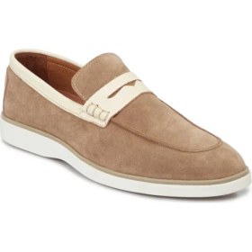 Resim Tergan Vizon Hakiki Süet Deri Erkek Loafer - E24I1AY56749-A02 