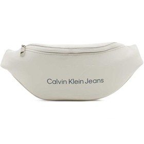 Resim Calvin Klein Erkek Monogram Yumuşak Bel Çantası White - White / STD 