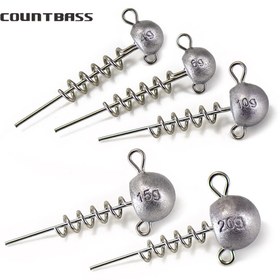 Resim 5 adet Jughead Balık Ağırlığı - Yumuşak Plastik Yemler ve Turna Shad için Mükemmel - Güvenli Depolama için Vidala! 