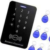 Resim Rfıd Kapı Giriş Sistemleri Kullanıcılar Için 10X Id Keyfobs 1000 Ile Anti Sıkışmayı Kilitle (Yurt Dışından) 