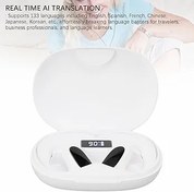 Resim Generic Tercüman Birim Kulaklıklar, Gerçek zamanlı Al çeviri Kulaklıkları Seyahat şirketi öğrenimi Için (WHITE) 