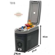 Resim Indelb Oto Buzdolabı 18 Litre Kompresörlü Tb18 12/24 Volt 