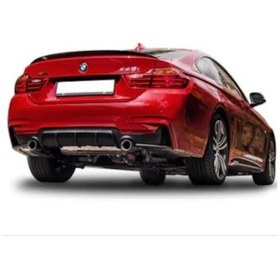Resim Bmw 4 Serisi F32-F33 M Performance Arka Tampon Difüzör Difizör 