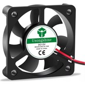 Resim Dc 12V Fan 5X5CM Kuluçka Fanı Soğutucu Peltier Cooler Pc Ekran Kartı 50X50MM 