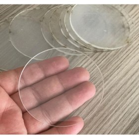 Resim SHR 25 Adet 7 cm Şeffaf Pleksi Yuvarlak | Nikah, Nişan, Söz Hediyelik ve Magnet Yapımı için 