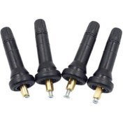 Resim Chevrolet Renault Ford Siyah İçin 4 Adet Lastik Basınç Sensörü Tpms Valf Gövdesi Meme Ucu 