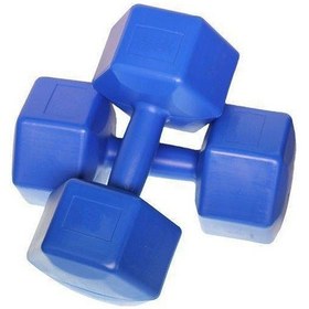 Resim Leyaton 8 KG Dambıl Seti Ağırlık Seti 8 KG 2 Adet Pilastik Dambıl 