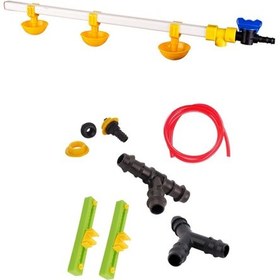 Resim TavPet Nipel Suluk Sistemi Montaj Aparatlı Yaylı Çanaklı Civciv Nipeli 60 cm 