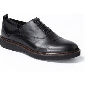 Resim Klasik Ayakkabı Erkek Ka-26y-c4627 John May Casual Shoe Black Bambi Siyah 