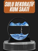 Resim Kanonik Education Dekoratif Sulu Kum Saati Ofis Masa Üstü Ev Yuvarlak Kum Saati 