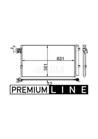 Resim KNECHT AC38000P Klima Radyatörü (494×800) Bmw 5 (G30/G31) / 6 / 7 (Eno:8Fc351004541) 