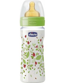 Resim Chicco Wellbeing Kauçuk Akış Ayarlı PP Biberon 250 ML 