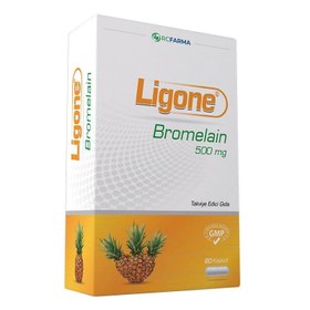 Resim Ligone Bromelain 500 mg 60 Kapsül 