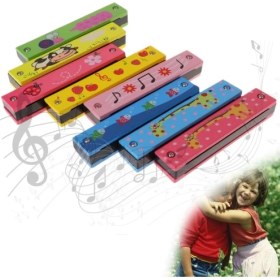 Resim Hediyelik Çocuklar Için Ahşap Mızıka 