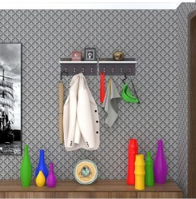 Resim Kenzlife Elbise Askılığı Karayemiş2 Gri 26 076 12 Vestiyer Portmanto Askı Askılık 8 Adet Askı Ahşap 