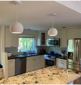 Resim Riolight Modern Beyaz Içi Beyaz Masa Üstü,Bar Üstü Tekli Metal Sa 