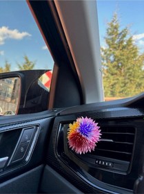 Resim Gökkuşağı Okları Pembe Klima Kokusu 