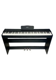Resim Adp200 Siyah Digital Piyano 88 Hammer Action Tuş Ahşap Kasa 
