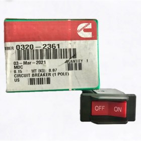 Resim CUMMİNS Onan Jeneratör 0320-2361 Şalter Onan Marin Jeneratör Circuit Breaker Orijinal 