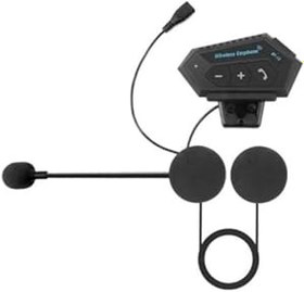 Resim Hobimtek Intercom BT12 Bluetooth Motosiklet Kask Kulaklığı V4.2 Interkom Dinleme Ve Konuşma Özellikli Su Geçirmez 
