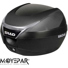 Resim Shad Motosiklet Çanta - Topcase - Sh-34 Motosiklet Çantası Standart 
