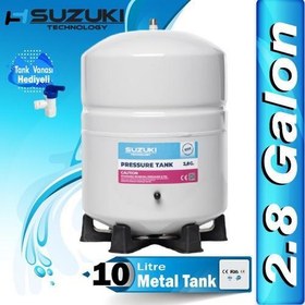 Resim Tank 8 Litre 2.2 Galon Metal Basınç Denge Tankı 