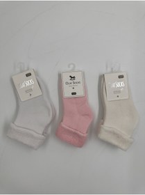 Resim Olay Socks 12'li Kışlık Havlu Bebek Soket Çorap 