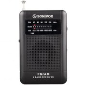 Resim SONIVOX VS-R115 SİYAH RENK CEP TİPİ ANALOG FM RADYO 