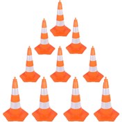 Resim FM Trafik 75 Cm Kırılmaz Trafik Konisi 2,0 Kg (10 Adet) 
