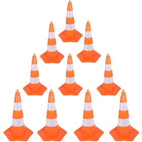 Resim FM Trafik 75 Cm Kırılmaz Trafik Konisi 2,0 Kg (10 Adet) 