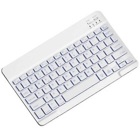 Resim Uyumlu 10 İnç Arkadan Aydınlatmalı Klavye Bluetooth Taşınabilir Mini Sessiz Klavye E S1631 Ratetime Diğer 