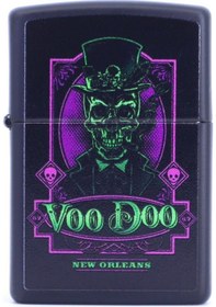 Resim Zippo Voodoo Skeleton Dizayn Çakmak 