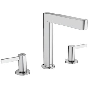 Resim Hansgrohe Finoris Lavabo Bataryası 3 Delikli 160 Bas-Aç Gider Seti Krom 76034000 