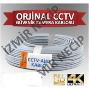 Resim 100 Mt 100 Metre Cctv Kamera Güvenlik Sistemleri Kablosu 2+1 