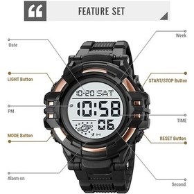 Resim Besthome1 Skmeı 2003 Spor Saat, Arka Işık, Tarihi, Geri Sayım, Erkek, Siyah-beyaz, Çok Renkli Model Çok Renkli 