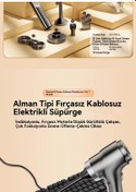 Resim Kablosuz Araba Süpürgesi - Siyah Üst Düzey Versiyon 30 Günlük Pil Ömrü 